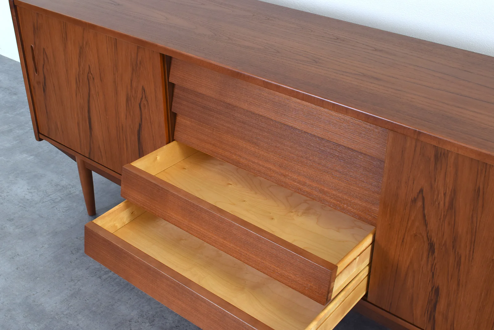 Vintage Trio sideboard, designed by Nils Jonsson, manufactured by Hugo Troeds, Sweden, 1960s