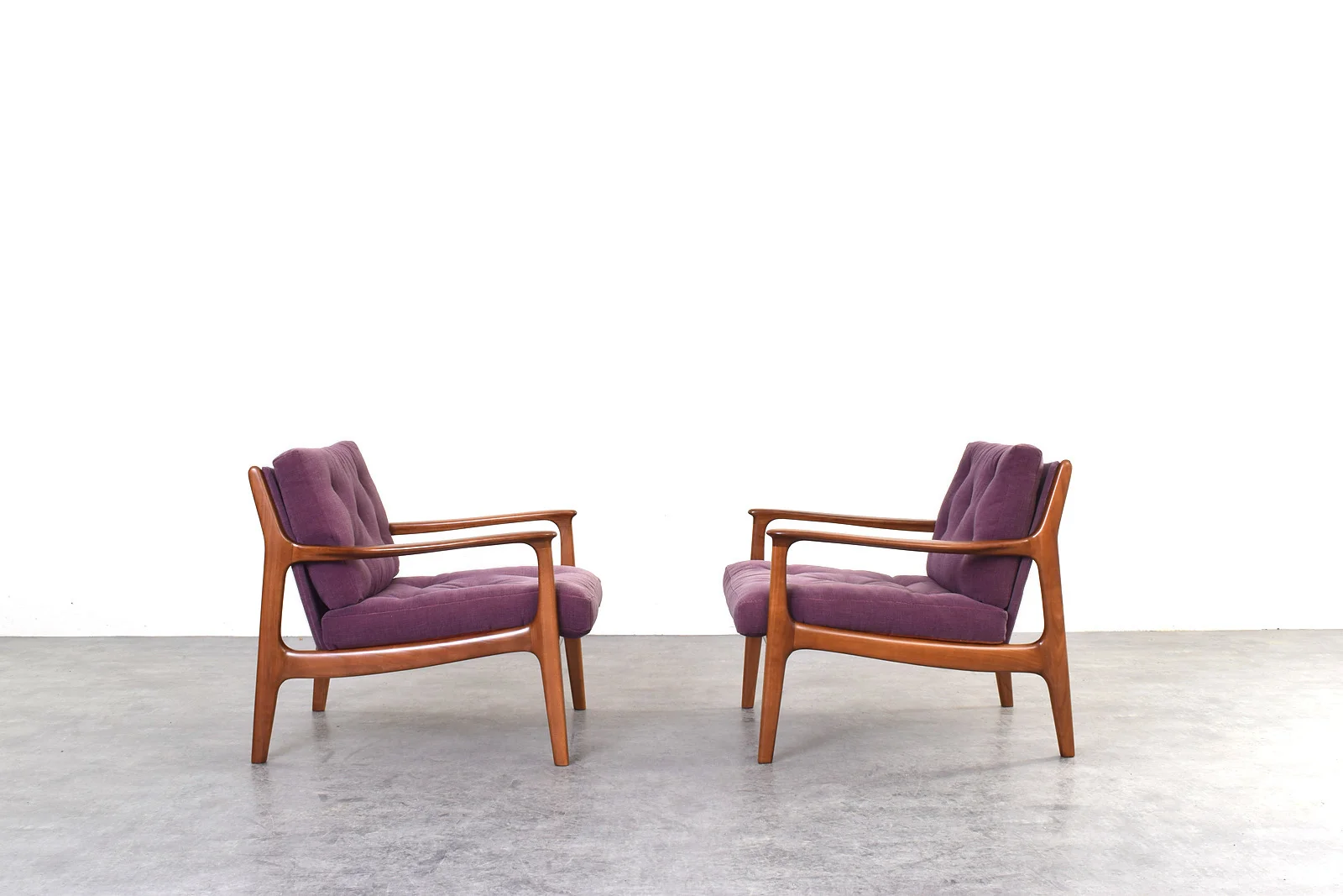 Pair of vintage armchairs, designed by Eugen Schmidt, manufactured by Soloform, Germany, 1960s