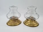 Glass Vintage Wall Sconces, 1970s