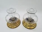 Glass Vintage Wall Sconces, 1970s