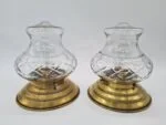 Glass Vintage Wall Sconces, 1970s