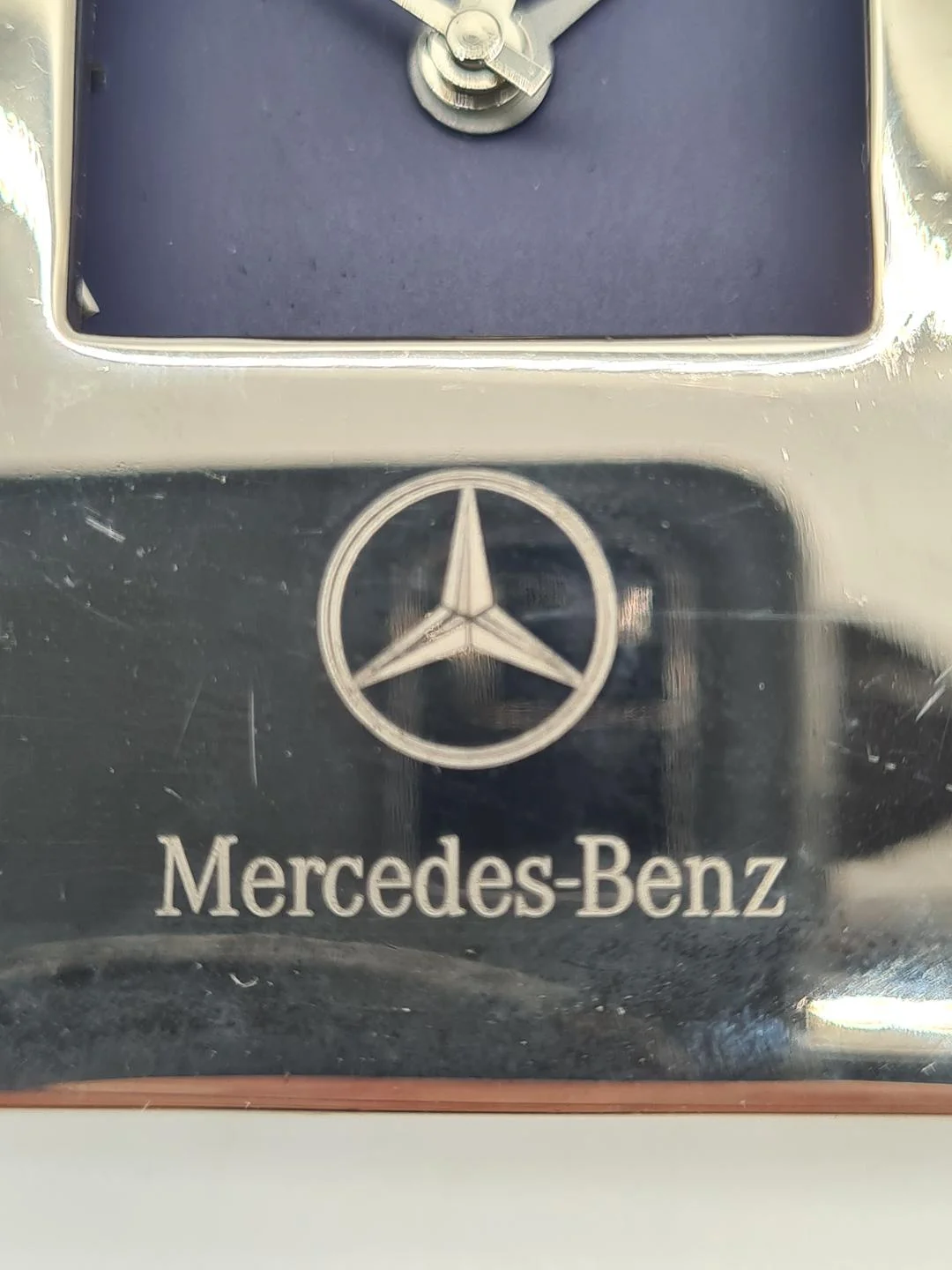 Travel alarm clock, Mercedes-Benz, Germany, 1960s