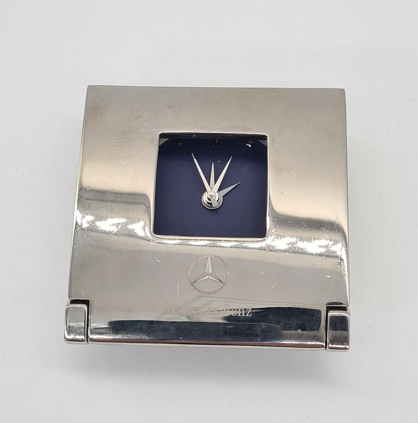 Travel alarm clock, Mercedes-Benz, Germany, 1960s