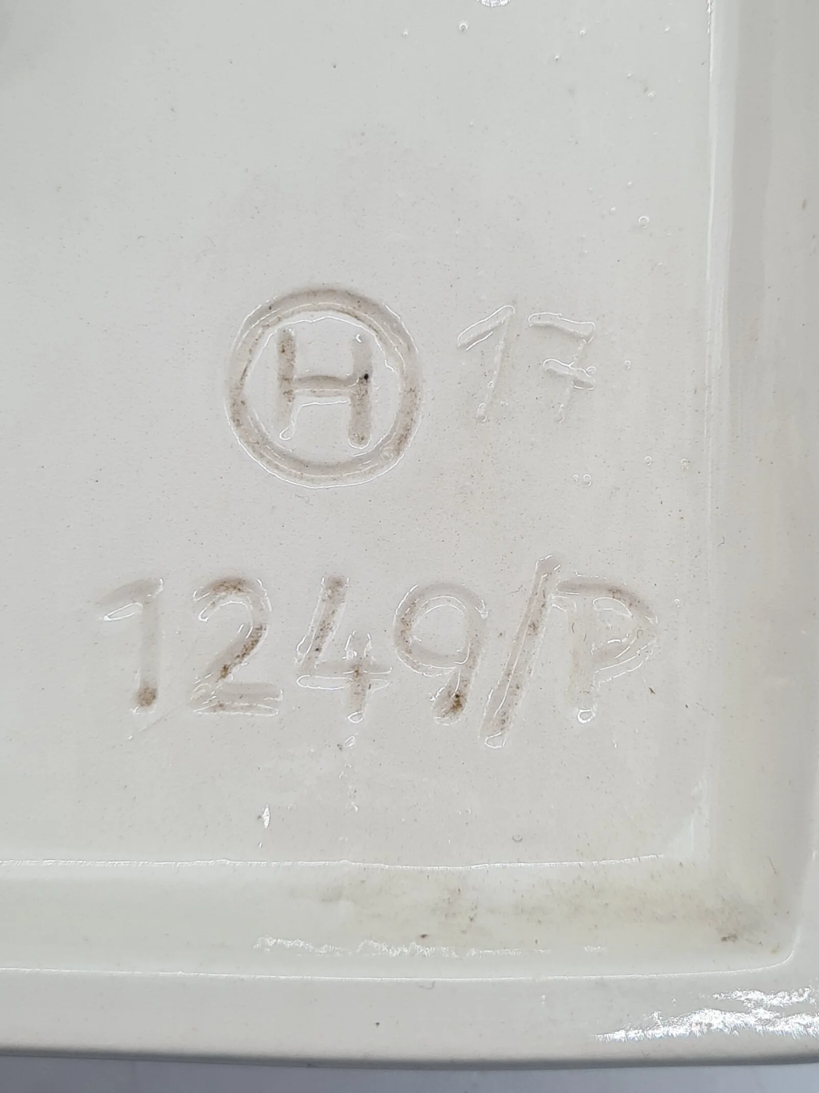 Ceramiczny zegar ścienny Ato-Mat, prod. Junghans, Niemcy, lata 70
