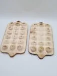 Set of 2 ceramic baking dishes, 1960s