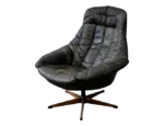 Swivel armchair “Silhouette”, designed by Henry Walter Klein, Bramin Møbler, Denmark, 1970s