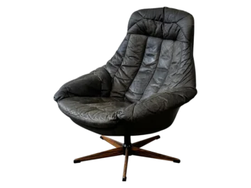 Swivel armchair “Silhouette”, designed by Henry Walter Klein, Bramin Møbler, Denmark, 1970s