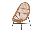 Wicker armchair, ULUV Krásná Jizba, Czechoslovakia, 1950s