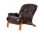 Ry Wing lounge armchair, designed by Elsa and Nordahl Solheim, produced by Rybo Rykken & Co, Norway, 1970s