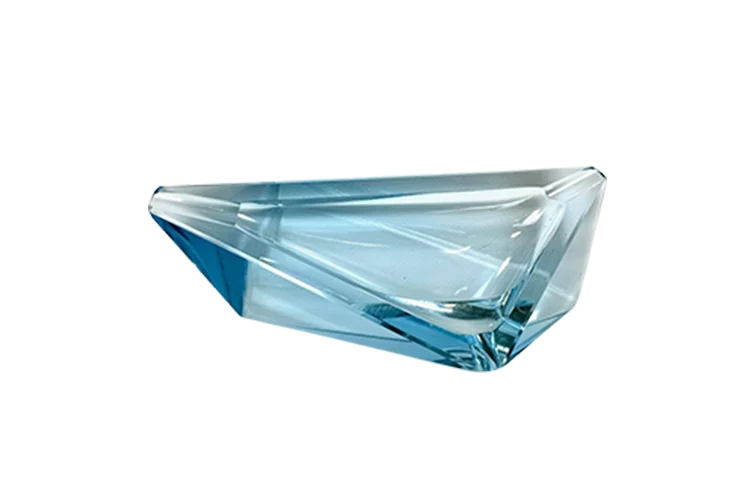 Crystal ashtray, designed by Koloman Moser, Moser, Czech Republic, 1930s