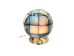 Kulista lampa z onyksu, Włochy, lata 80