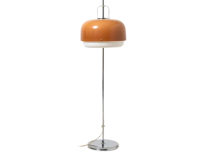 Medusa floor lamp, designed by Luigi Massoni, MEBLO, Yugoslavia, 1970s