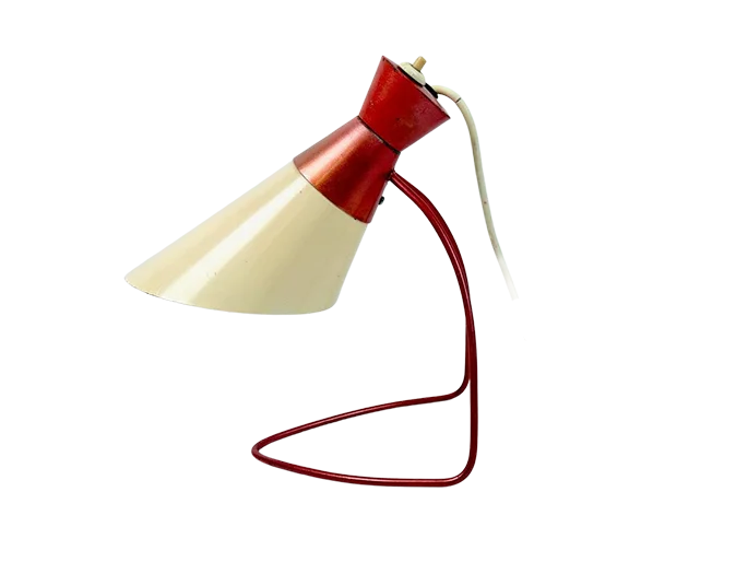 Lampa vintage, proj. Josef Hurka, Napako, Czechosłowacja, lata 50