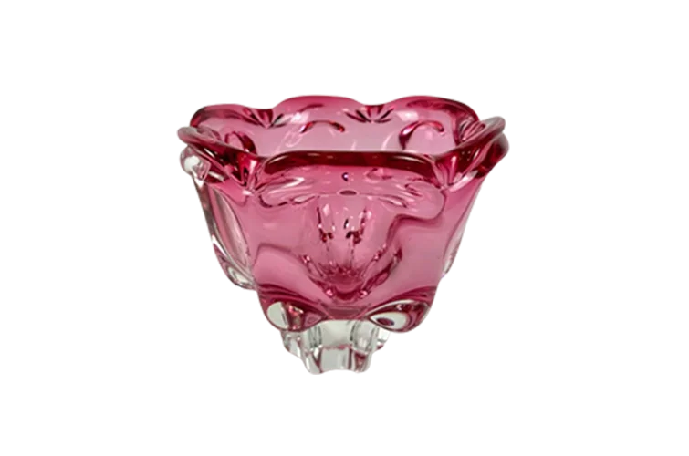 Glass bowl, designed by Josef Hospodka, Chribska, Czechoslovakia, 1960s