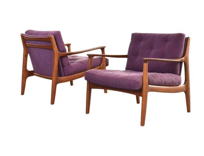 Pair of vintage armchairs, designed by Eugen Schmidt, manufactured by Soloform, Germany, 1960s