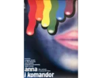 Plakat filmowy „Anna i komandor”, proj. Romuald Socha, Polska, lata 70