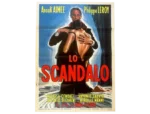 Plakat filmowy „Lo Scandalo”, proj. Enrico De Seta, Vecchioni & Guadagno, Włochy, lata 60