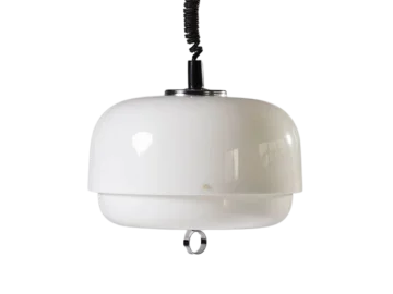 Regulowana lampa wisząca Space Age, proj. Harvey Guzzini, Meblo, Włochy, lata 70