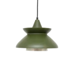 Green vintage lamp, Denmark, 1970s