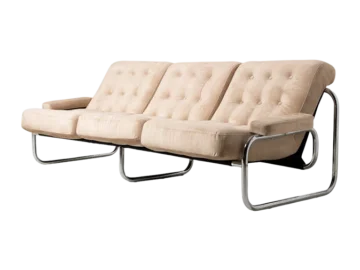 Sofa trzyosobowa Borkum, proj. Johan Bertil Häggström, Ikea, Szwecja, lata 70