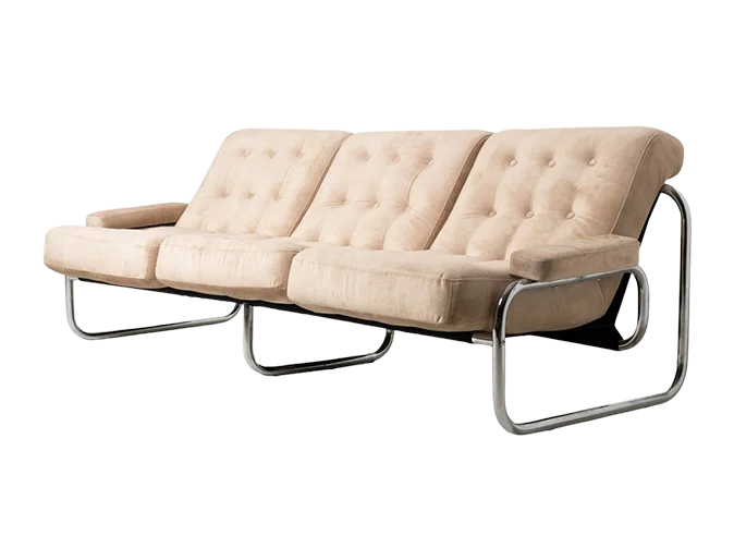 Sofa trzyosobowa Borkum, proj. Johan Bertil Häggström, Ikea, Szwecja, lata 70