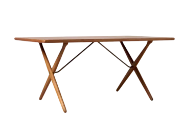 Stół do jadalni AT-303 „Sawhorse”, proj. Hans J. Wegner, Andreas Tuck, Dania, lata 60