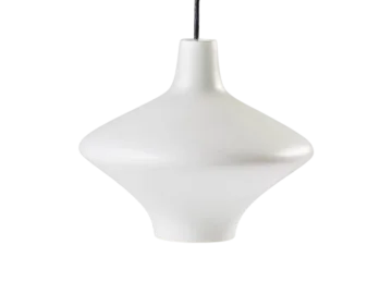 Szklana lampa vintage, Valasske Mezirici, Czechosłowacja, lata 60
