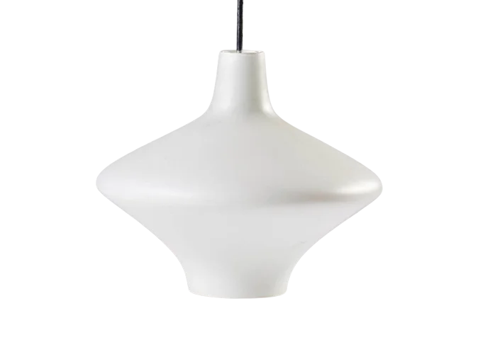 Vintage glass lamp, Valasske Mezirici, Czechoslovakia, 1960s