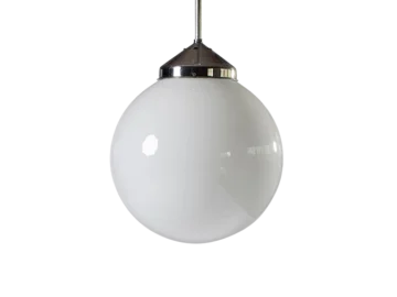 Szklana lampa wisząca, Napako, Czechosłowacja, lata 30