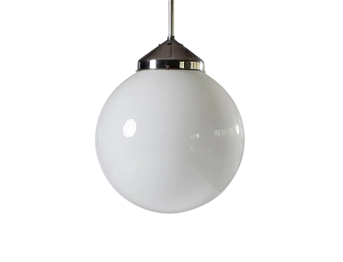 Szklana lampa wisząca, Napako, Czechosłowacja, lata 30