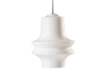Glass pendant lamp, Valasske Mezirici, Czechoslovakia, 1960s