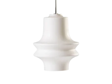 Szklana lampa wisząca, Valasske Mezirici, Czechosłowacja, lata 60
