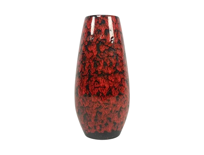 Szkliwiony wazon ceramiczny vintage, Scheurich, Niemcy, lata 70