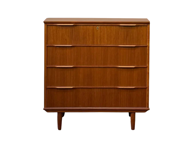 Teak chest of drawers, Denmark, 1960s/70s