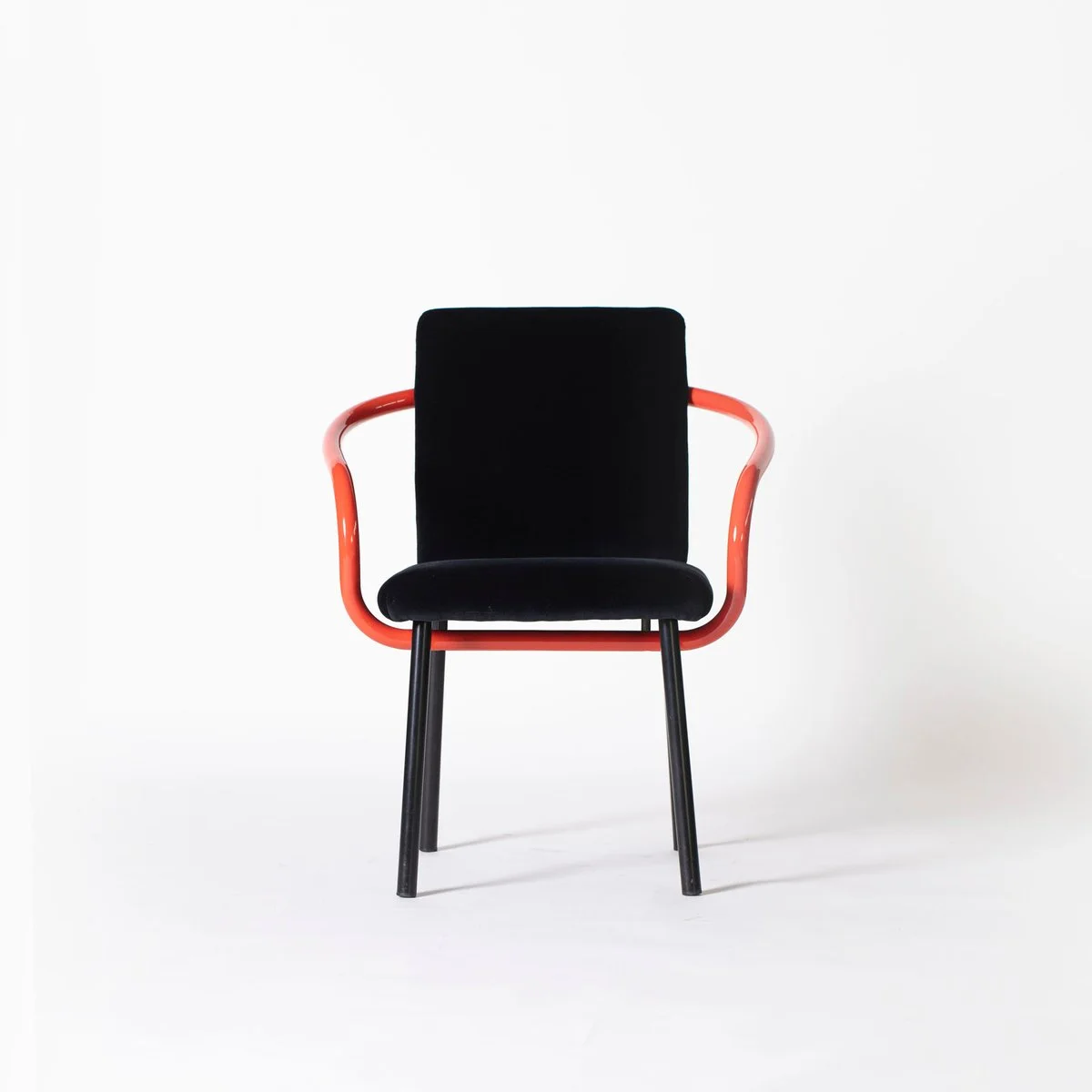 Fotel Mandarin, proj. Ettore Sottsass, Knoll, Włochy, lata 80