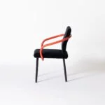 Fotel Mandarin, proj. Ettore Sottsass, Knoll, Włochy, lata 80