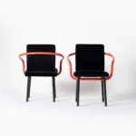 Fotel Mandarin, proj. Ettore Sottsass, Knoll, Włochy, lata 80