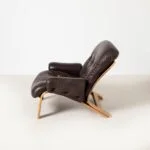 Ry Wing lounge armchair, designed by Elsa and Nordahl Solheim, produced by Rybo Rykken & Co, Norway, 1970s