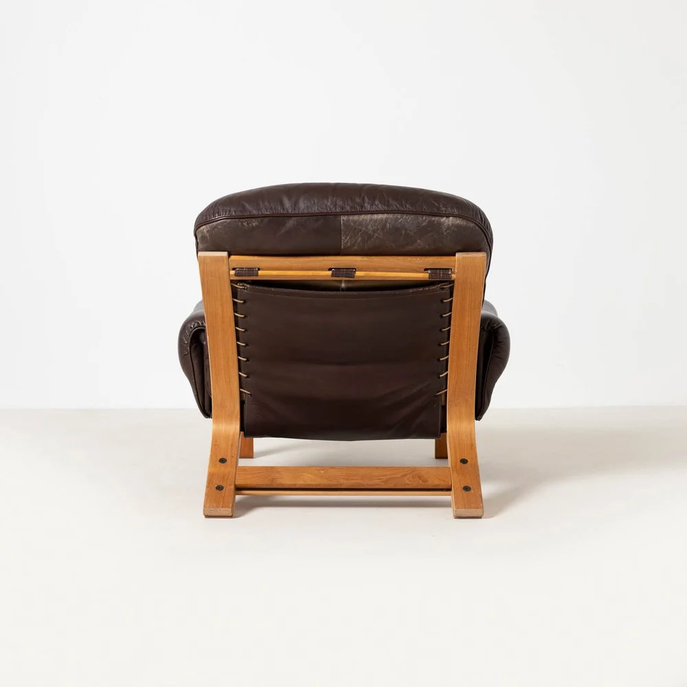 Ry Wing lounge armchair, designed by Elsa and Nordahl Solheim, produced by Rybo Rykken & Co, Norway, 1970s
