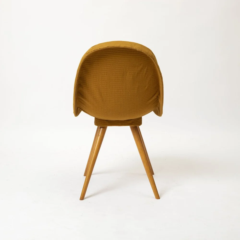 Set of 4 dining chairs, designed by František Jirák, Czechoslovakia, 1950s