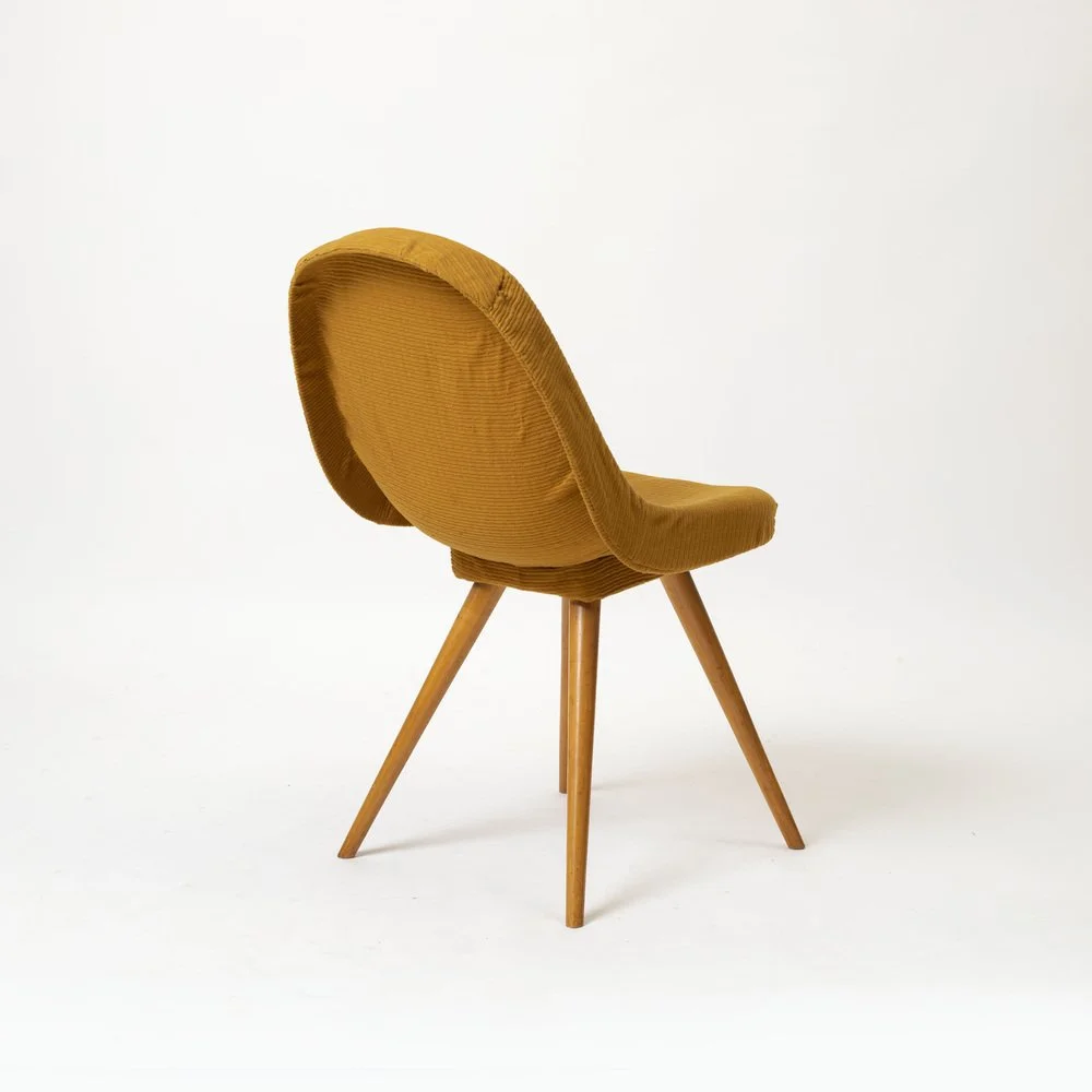 Set of 4 dining chairs, designed by František Jirák, Czechoslovakia, 1950s
