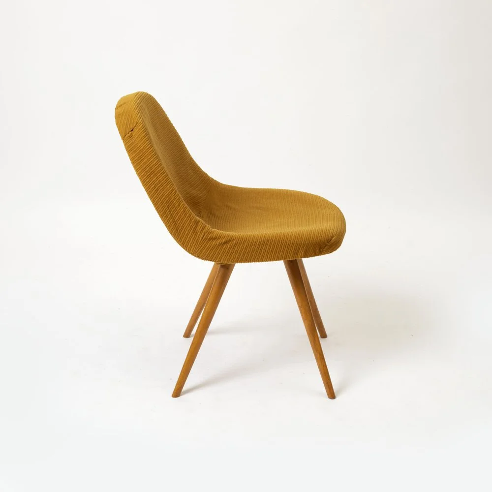 Set of 4 dining chairs, designed by František Jirák, Czechoslovakia, 1950s