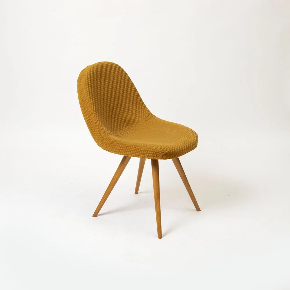 Set of 4 dining chairs, designed by František Jirák, Czechoslovakia, 1950s