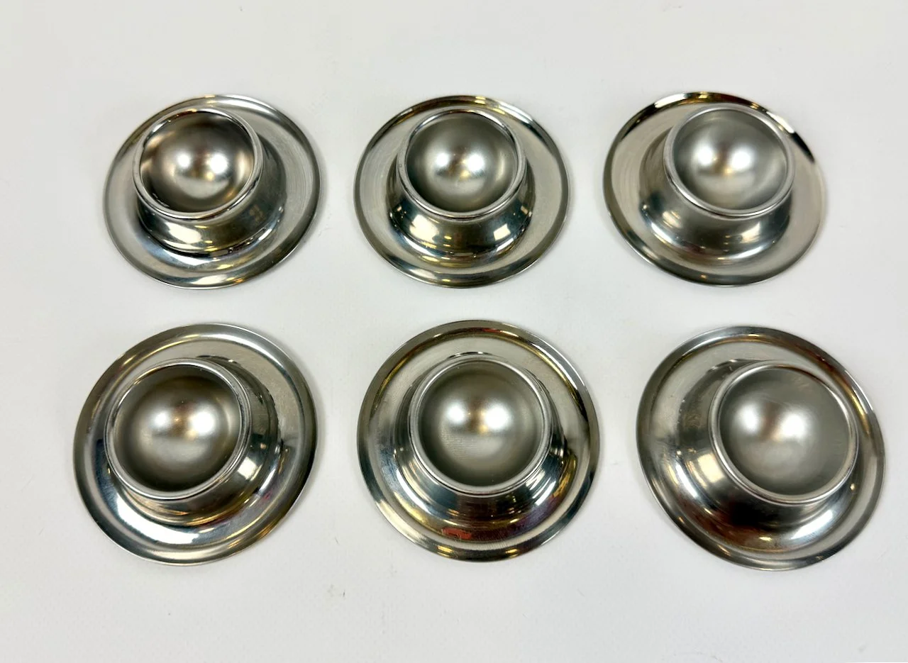 Set of 6 egg cups, Quist, Germany, 1970s