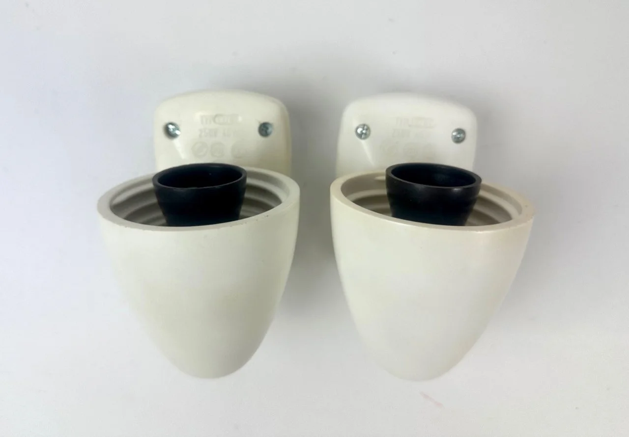Set of wall lights, Elektrosvit Nové Zámky, Czechoslovakia, 1940s