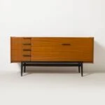 Sideboard vintage, proj. Frantisek Mezulanik, Czechosłowacja, lata 60