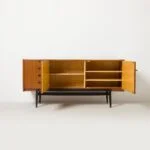 Sideboard vintage, proj. Frantisek Mezulanik, Czechosłowacja, lata 60