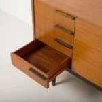 Sideboard vintage, proj. Frantisek Mezulanik, Czechosłowacja, lata 60