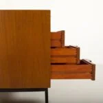 Sideboard vintage, proj. Frantisek Mezulanik, Czechosłowacja, lata 60
