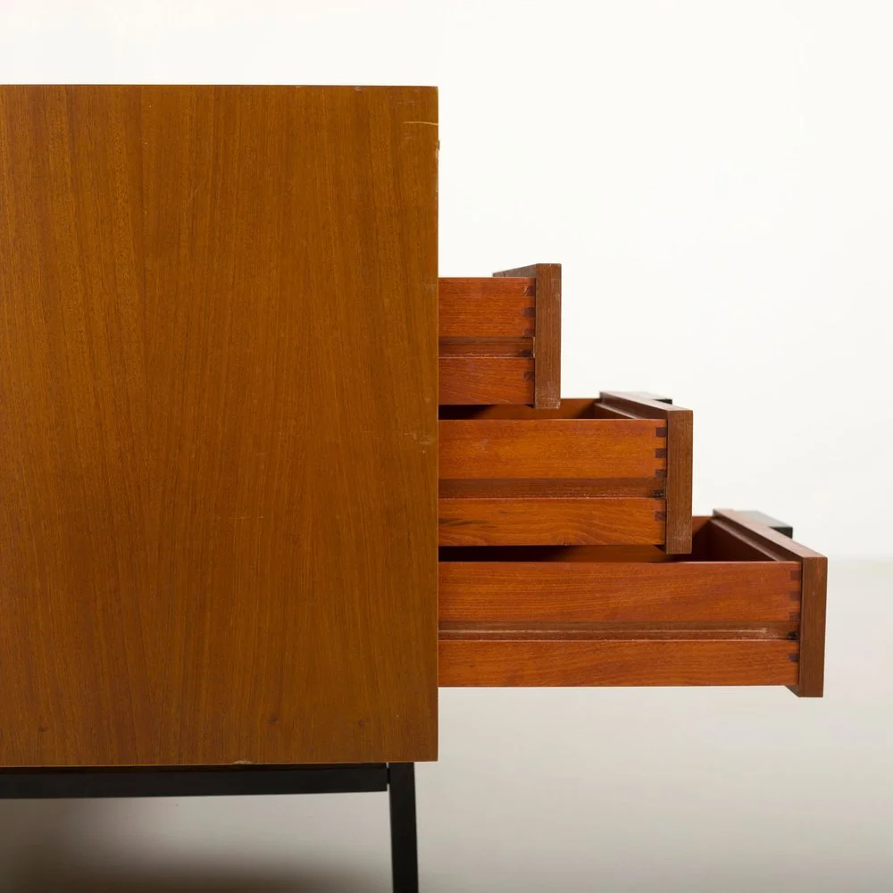Sideboard vintage, proj. Frantisek Mezulanik, Czechosłowacja, lata 60